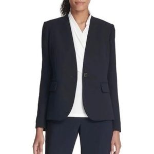 DKNY 2-Piece Suit with Collarless One-Button Blazer